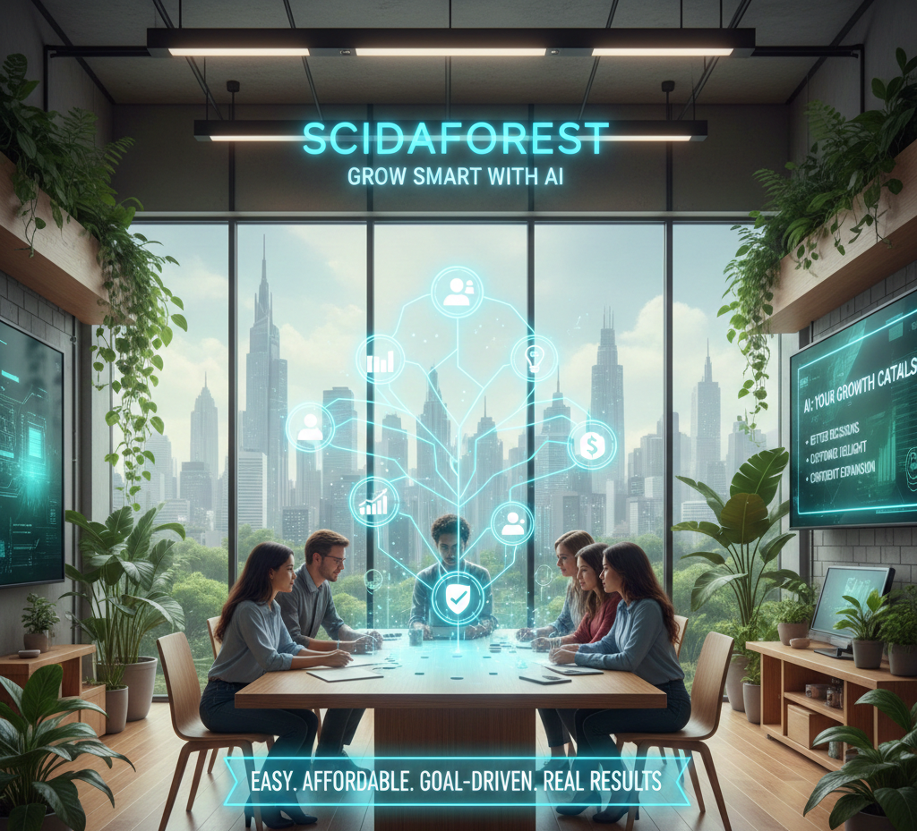 Connect with ScidaForest to find custom AI tools that help your startup scale with confidence.