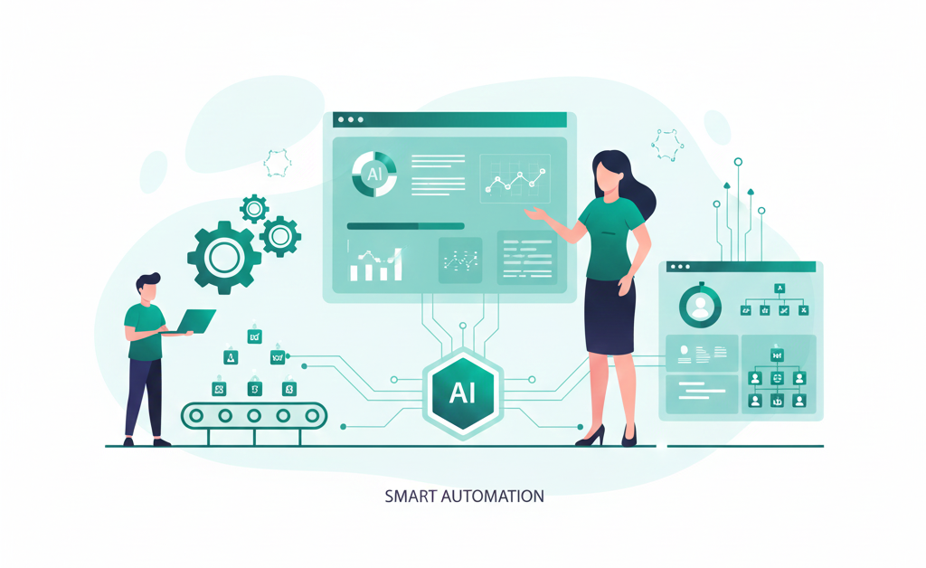 AI tools enhancing business processes and decision-making.