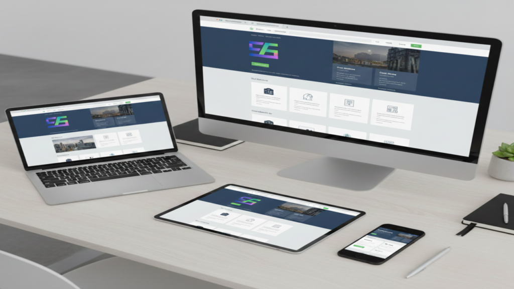 Responsive website design that builds trust and improves user experience.