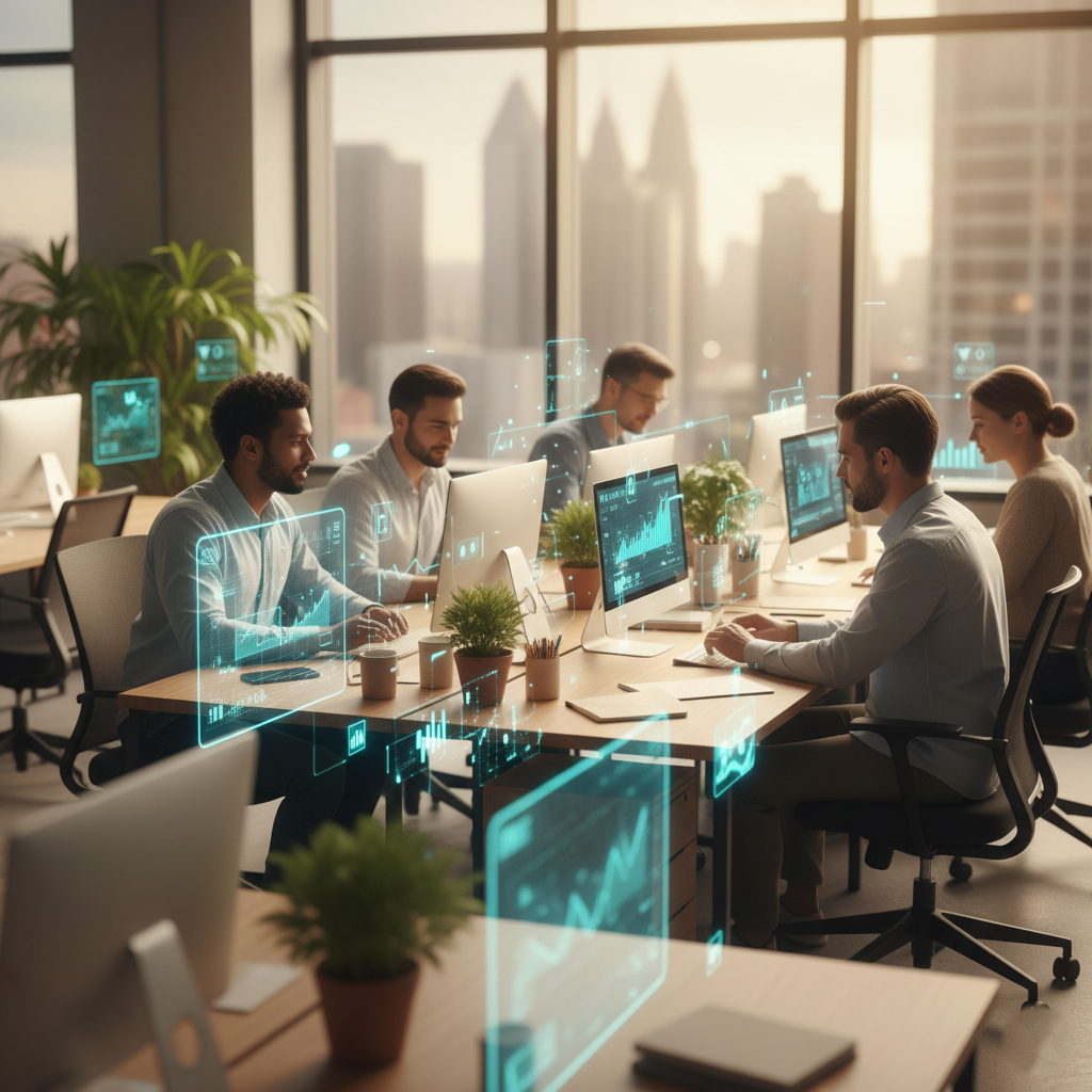 Artificial intelligence quietly transforming the way modern businesses operate.