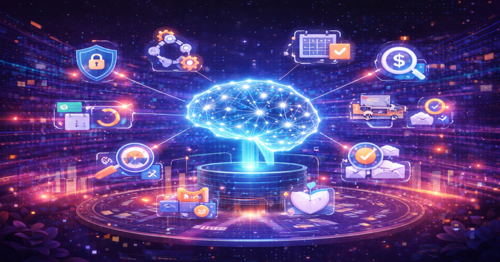 Scaling improved after using AI into business. AI loads more data and take right decisions.