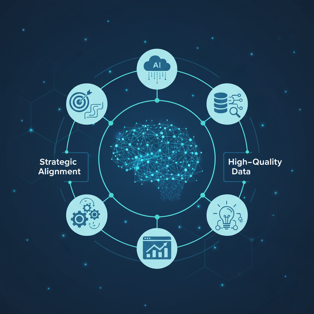 AI business strategy and data infrastructure.